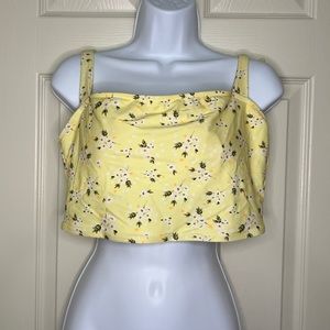 Floral Print No Boundries Bikini Top (XL)